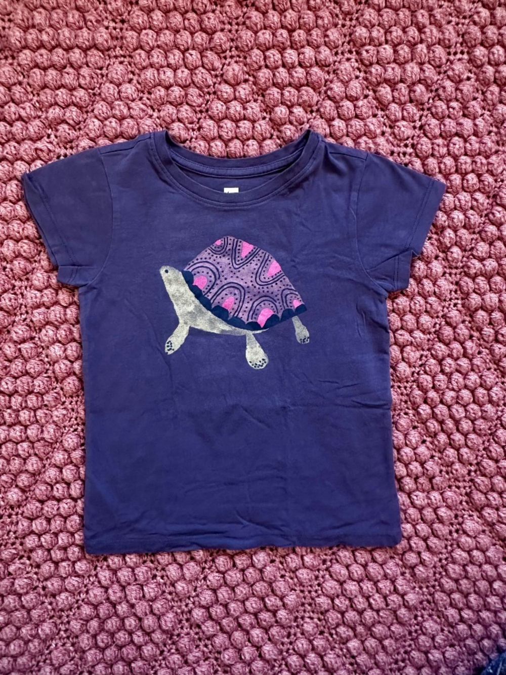 Tea Navy Turtle T-shirt size 4